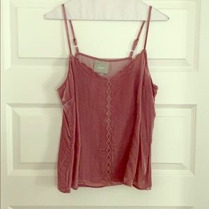 Velvet tank